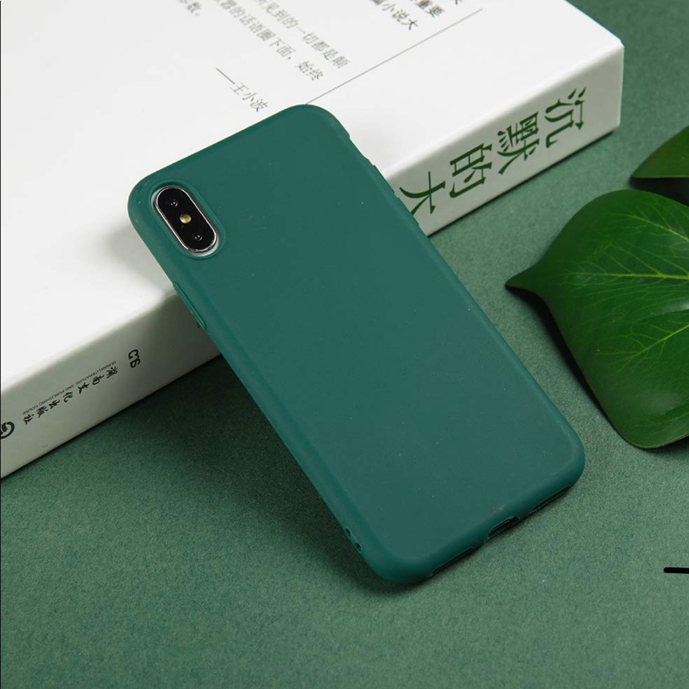 Dark green IPhone X/Xs case